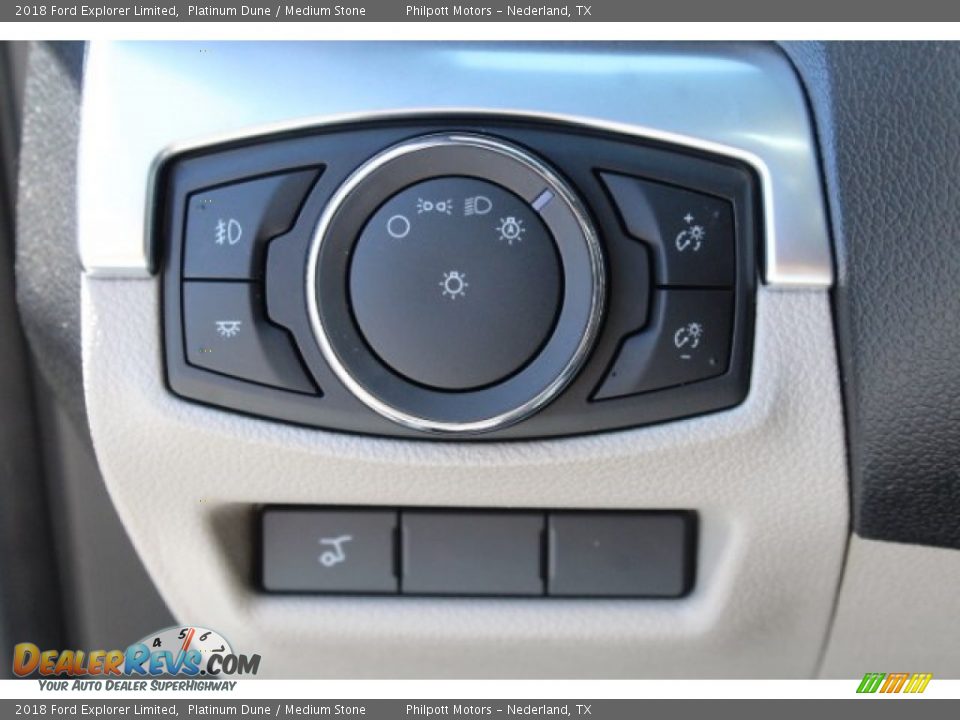 2018 Ford Explorer Limited Platinum Dune / Medium Stone Photo #24
