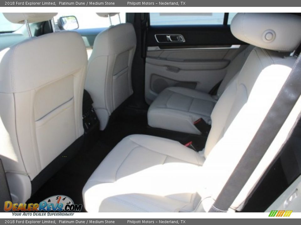 2018 Ford Explorer Limited Platinum Dune / Medium Stone Photo #26
