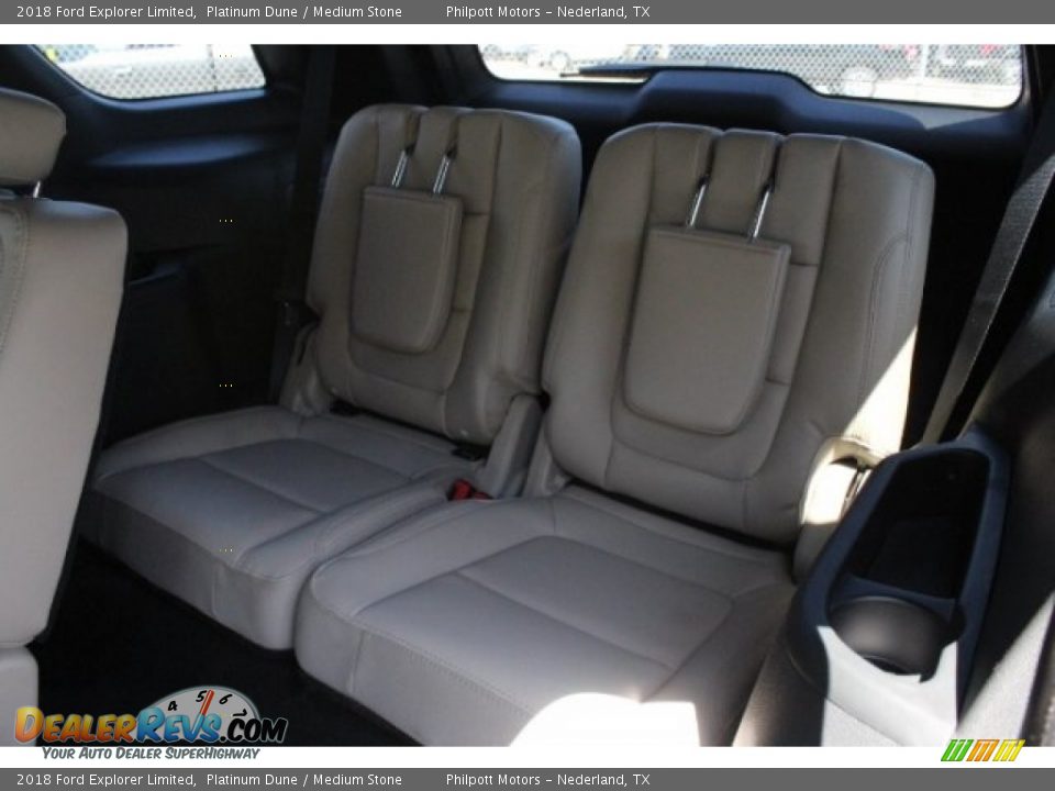 2018 Ford Explorer Limited Platinum Dune / Medium Stone Photo #27