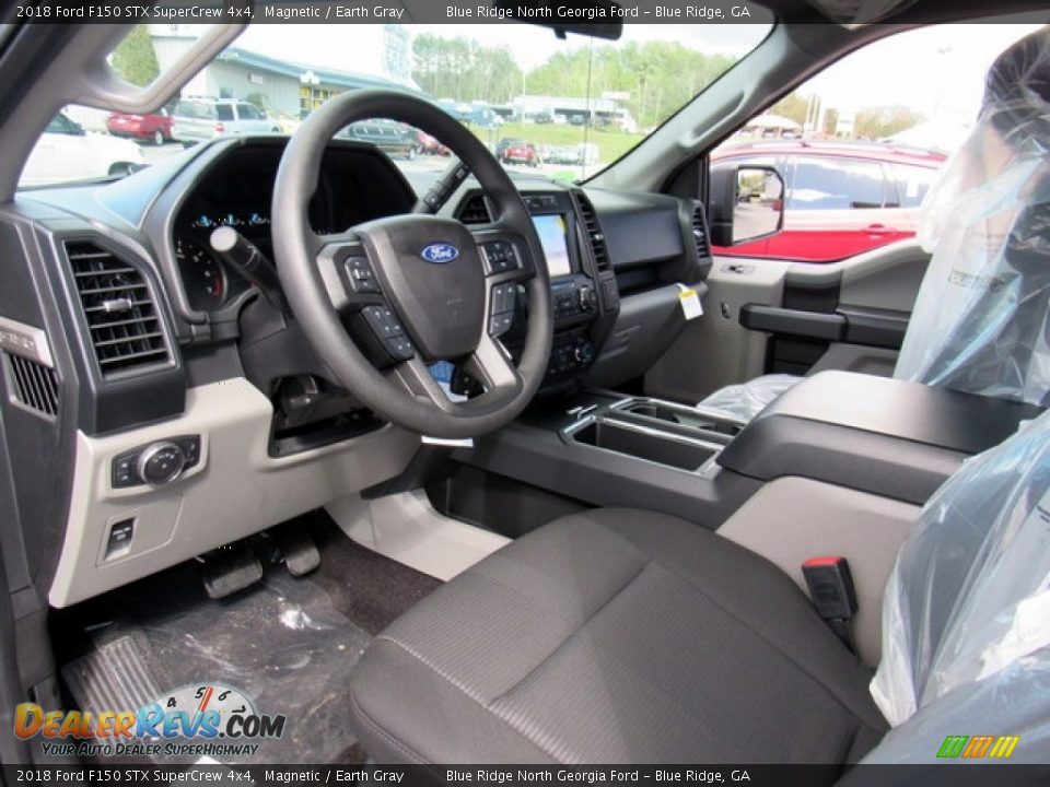 2018 Ford F150 STX SuperCrew 4x4 Magnetic / Earth Gray Photo #27
