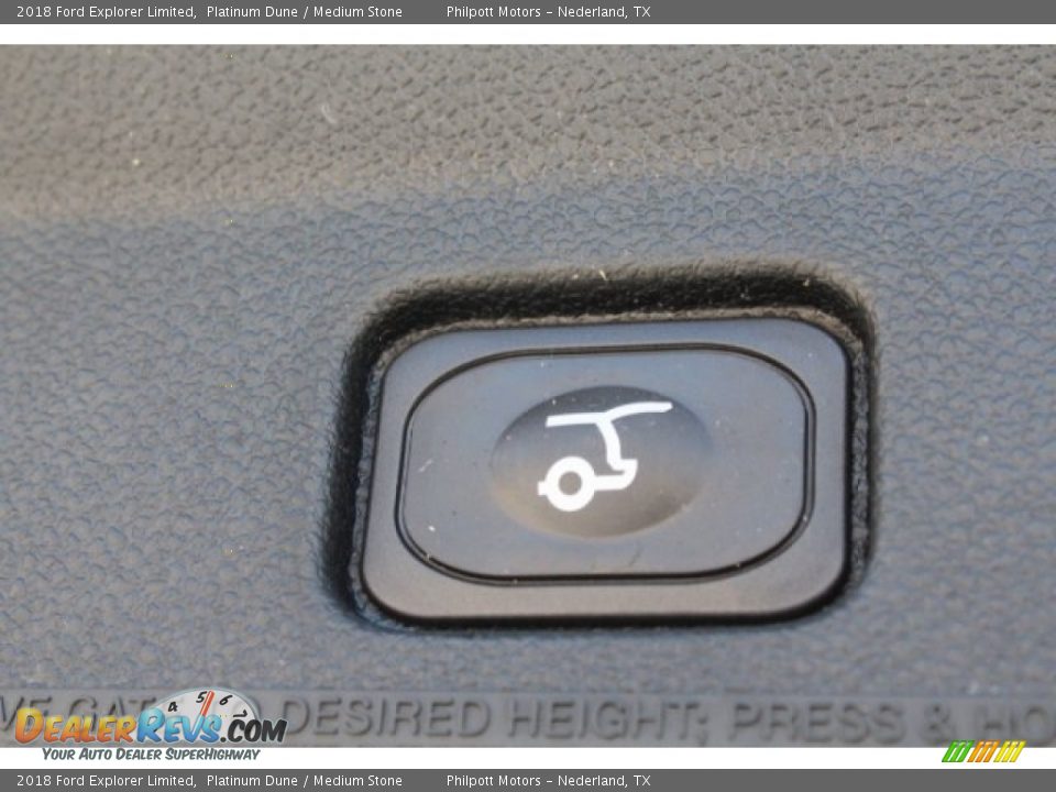 2018 Ford Explorer Limited Platinum Dune / Medium Stone Photo #31