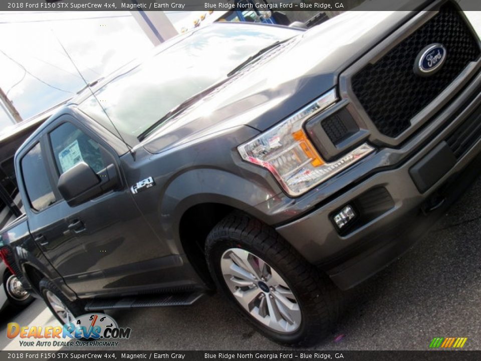 2018 Ford F150 STX SuperCrew 4x4 Magnetic / Earth Gray Photo #30