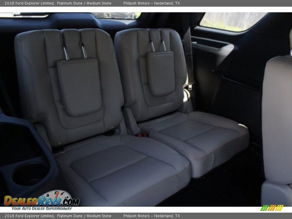 2018 Ford Explorer Limited Platinum Dune / Medium Stone Photo #34