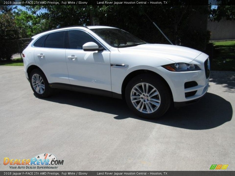 2018 Jaguar F-PACE 25t AWD Prestige Fuji White / Ebony Photo #1