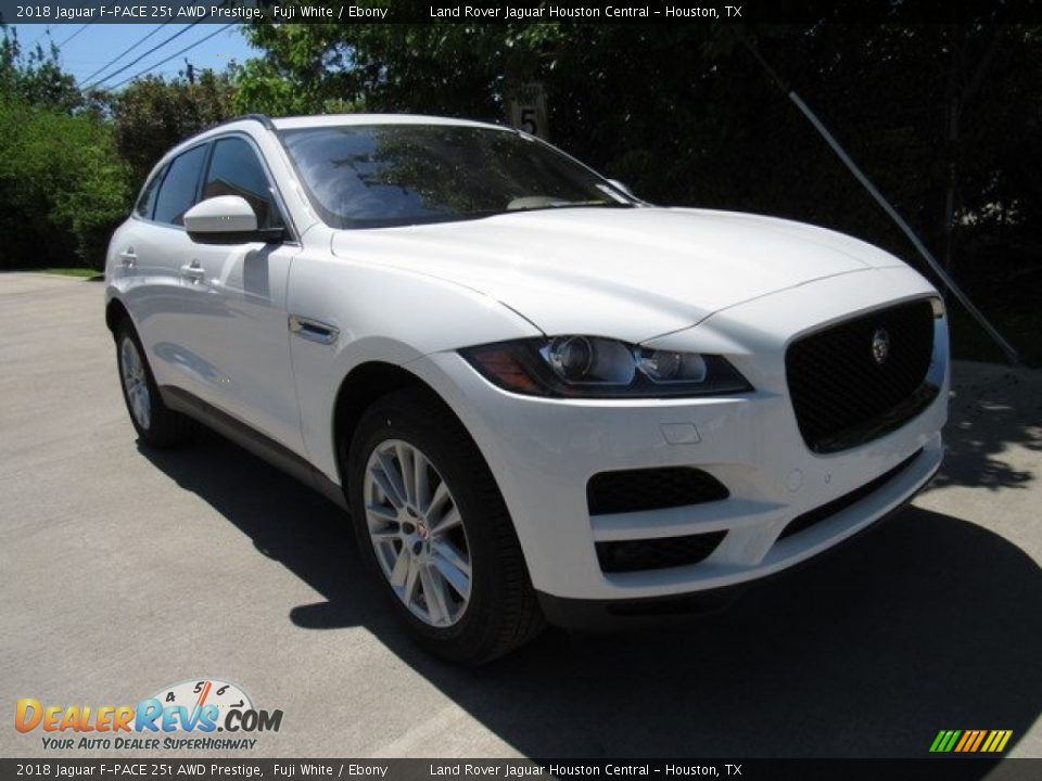 2018 Jaguar F-PACE 25t AWD Prestige Fuji White / Ebony Photo #2