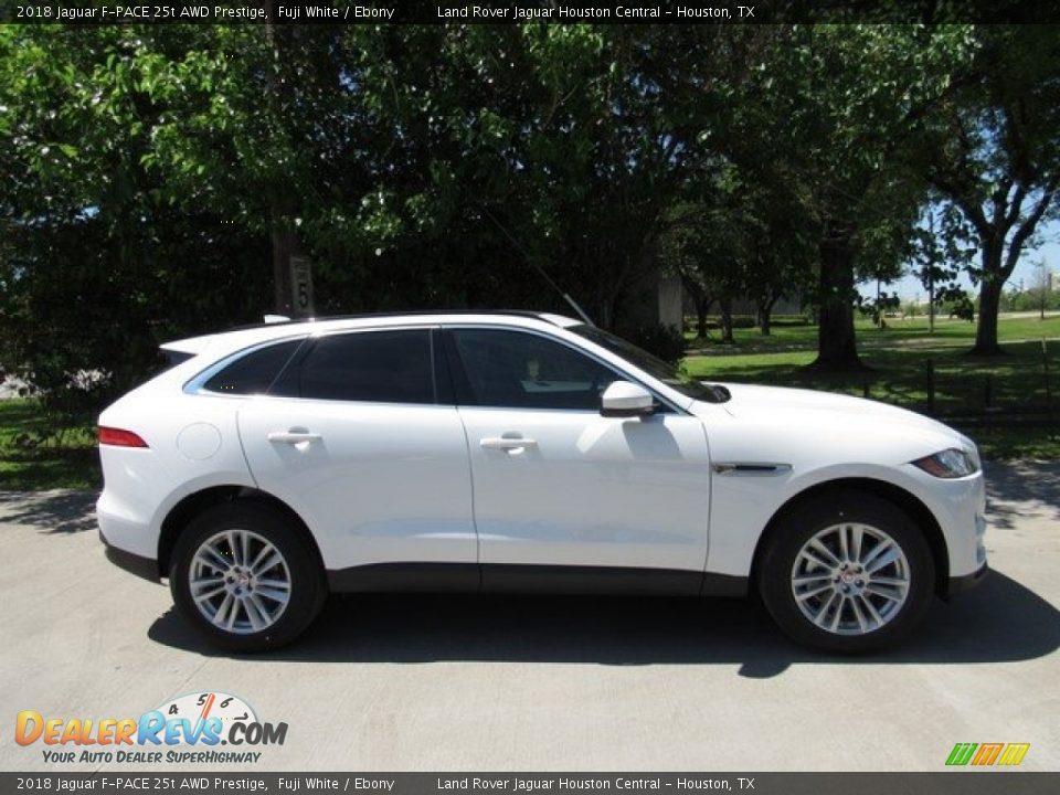 2018 Jaguar F-PACE 25t AWD Prestige Fuji White / Ebony Photo #6