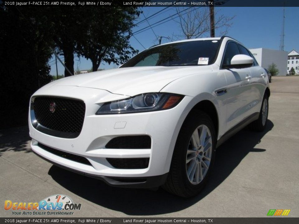 2018 Jaguar F-PACE 25t AWD Prestige Fuji White / Ebony Photo #10