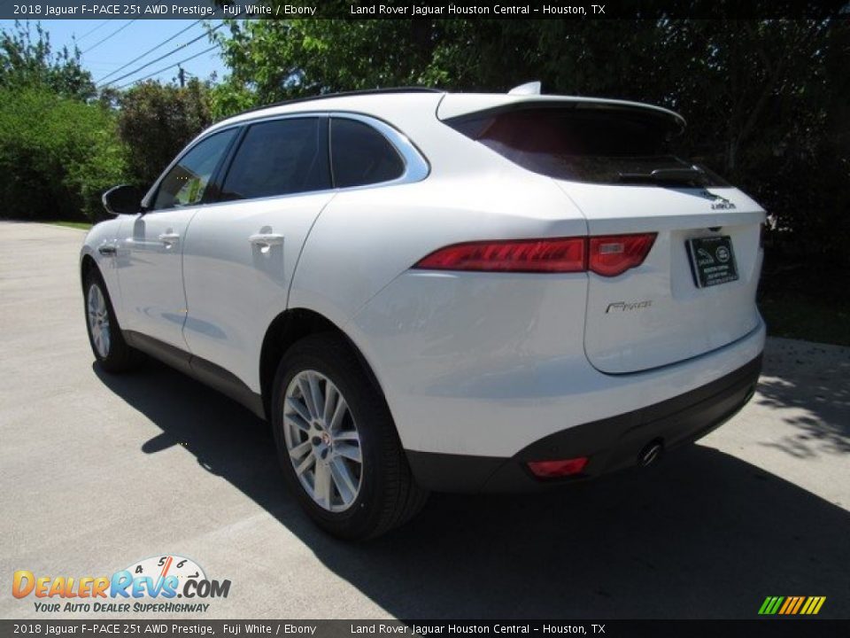 2018 Jaguar F-PACE 25t AWD Prestige Fuji White / Ebony Photo #12