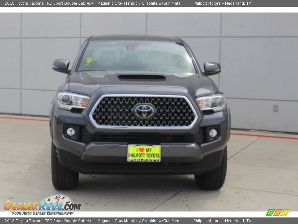 2018 Toyota Tacoma TRD Sport Double Cab 4x4 Magnetic Gray Metallic / Graphite w/Gun Metal Photo #2