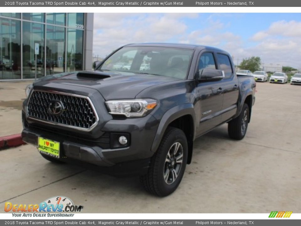 2018 Toyota Tacoma TRD Sport Double Cab 4x4 Magnetic Gray Metallic / Graphite w/Gun Metal Photo #3