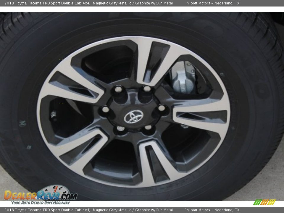 2018 Toyota Tacoma TRD Sport Double Cab 4x4 Magnetic Gray Metallic / Graphite w/Gun Metal Photo #4