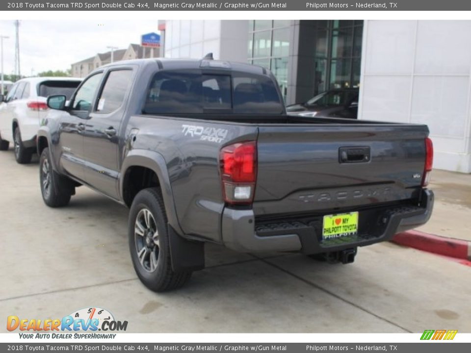 2018 Toyota Tacoma TRD Sport Double Cab 4x4 Magnetic Gray Metallic / Graphite w/Gun Metal Photo #6