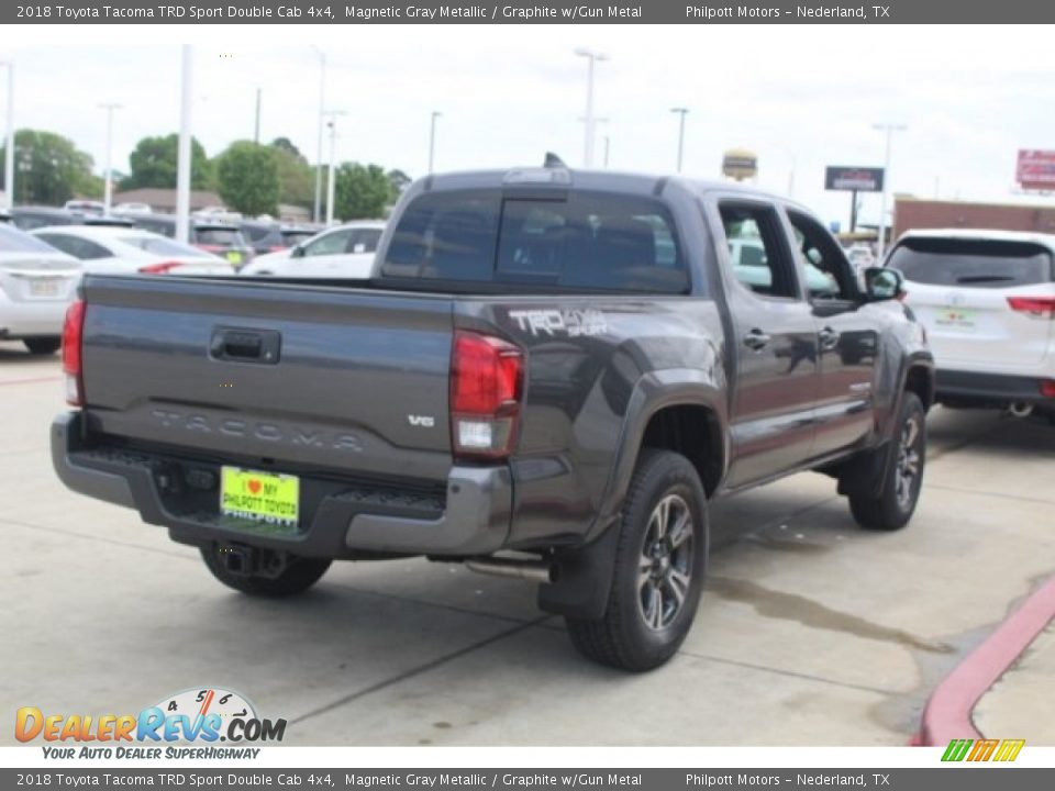 2018 Toyota Tacoma TRD Sport Double Cab 4x4 Magnetic Gray Metallic / Graphite w/Gun Metal Photo #8