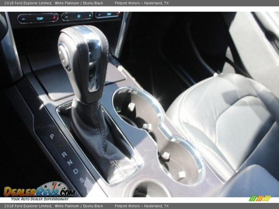 2018 Ford Explorer Limited White Platinum / Ebony Black Photo #20