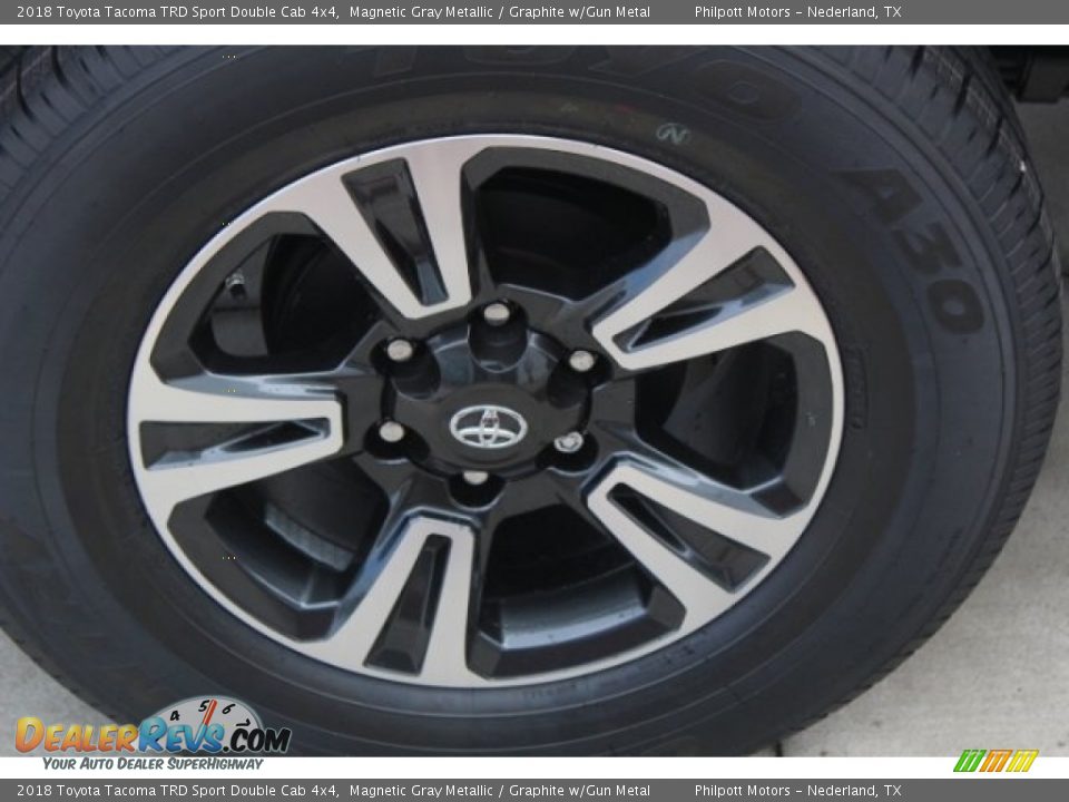 2018 Toyota Tacoma TRD Sport Double Cab 4x4 Magnetic Gray Metallic / Graphite w/Gun Metal Photo #9