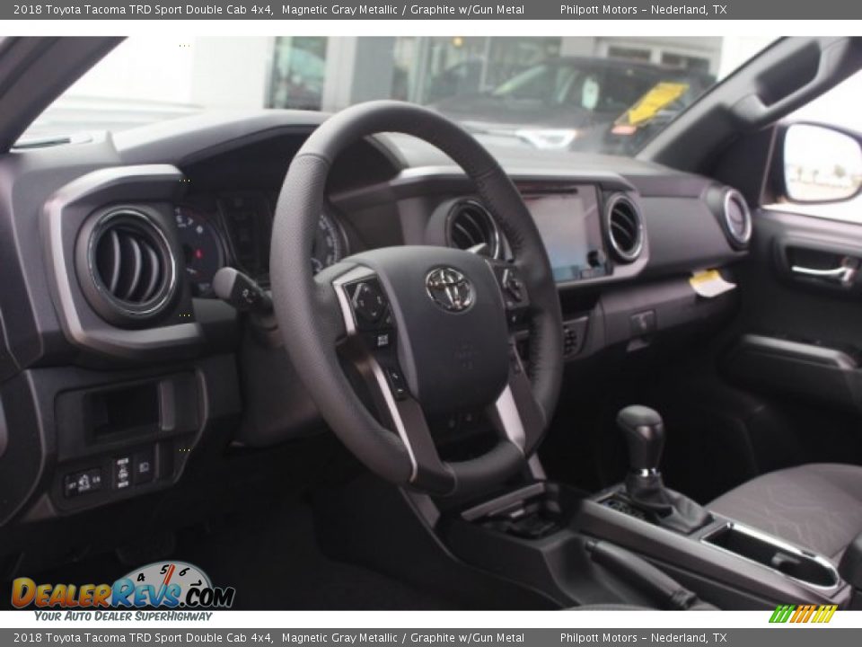 2018 Toyota Tacoma TRD Sport Double Cab 4x4 Magnetic Gray Metallic / Graphite w/Gun Metal Photo #12