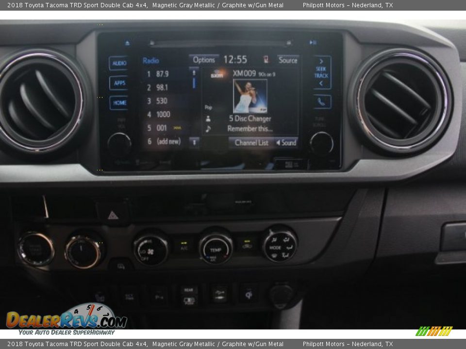 2018 Toyota Tacoma TRD Sport Double Cab 4x4 Magnetic Gray Metallic / Graphite w/Gun Metal Photo #17
