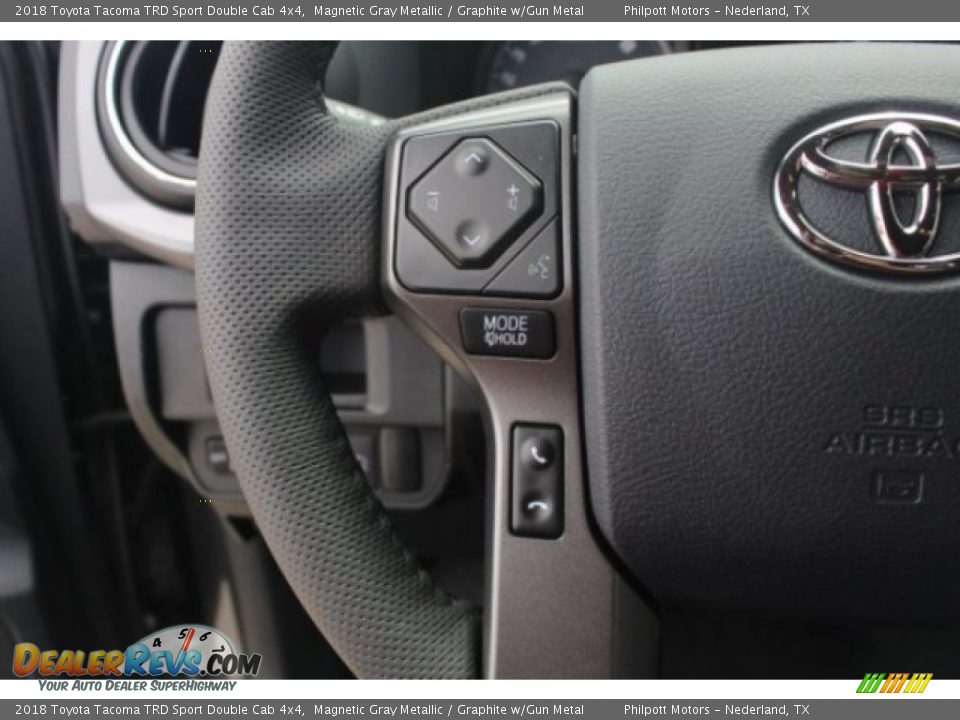 2018 Toyota Tacoma TRD Sport Double Cab 4x4 Magnetic Gray Metallic / Graphite w/Gun Metal Photo #18