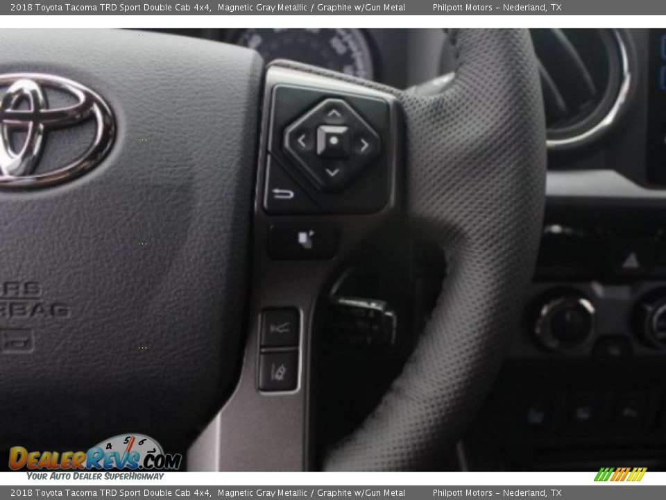 2018 Toyota Tacoma TRD Sport Double Cab 4x4 Magnetic Gray Metallic / Graphite w/Gun Metal Photo #19