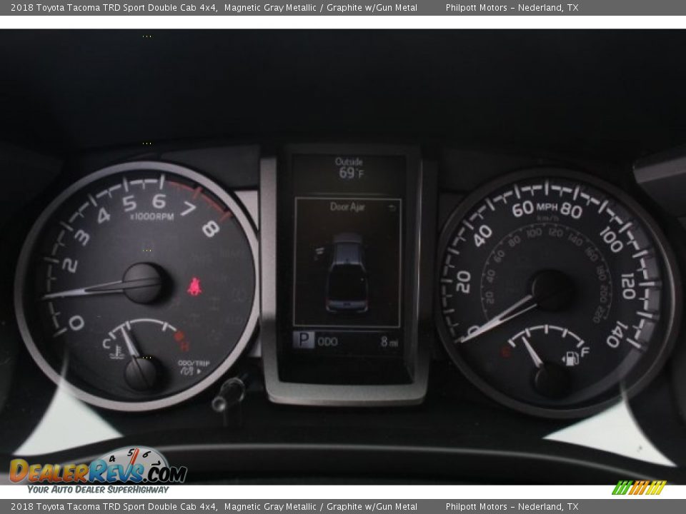 2018 Toyota Tacoma TRD Sport Double Cab 4x4 Magnetic Gray Metallic / Graphite w/Gun Metal Photo #21