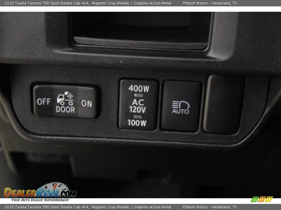 2018 Toyota Tacoma TRD Sport Double Cab 4x4 Magnetic Gray Metallic / Graphite w/Gun Metal Photo #22