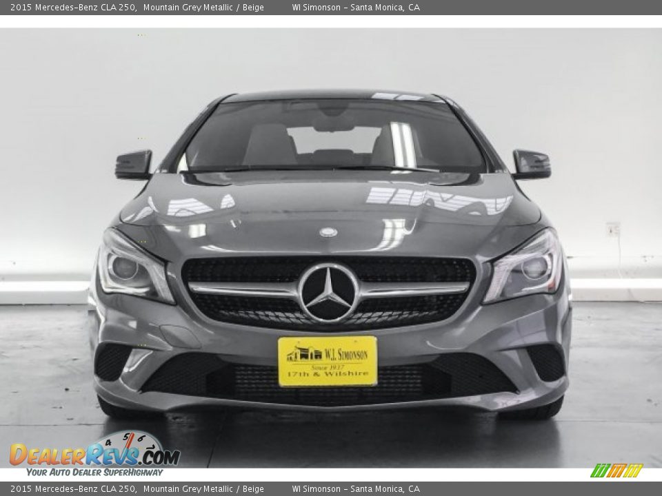 2015 Mercedes-Benz CLA 250 Mountain Grey Metallic / Beige Photo #2