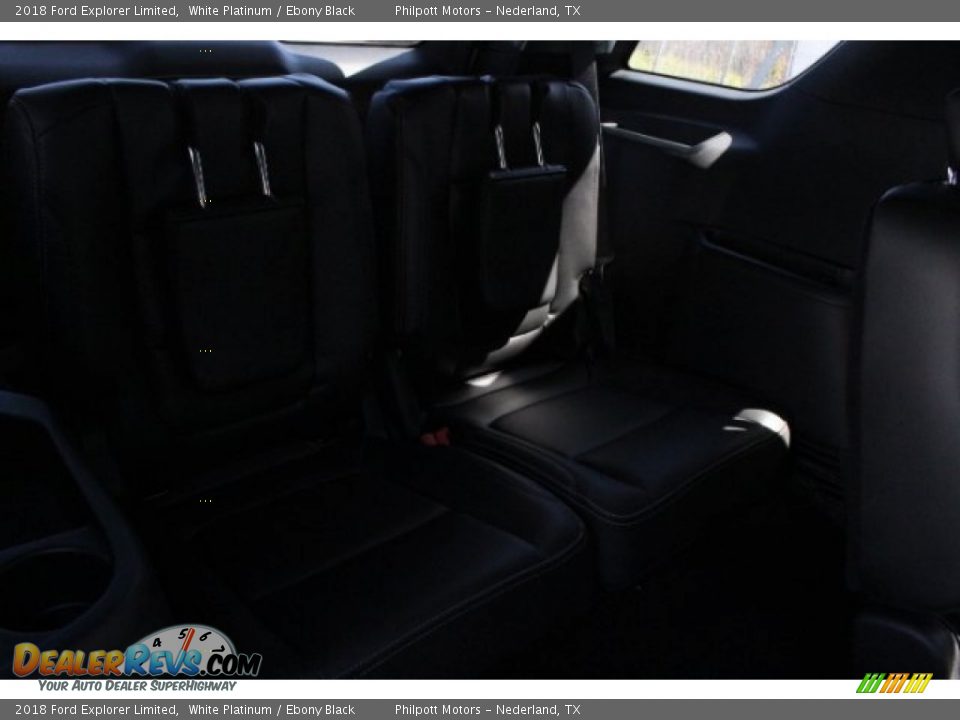 2018 Ford Explorer Limited White Platinum / Ebony Black Photo #34