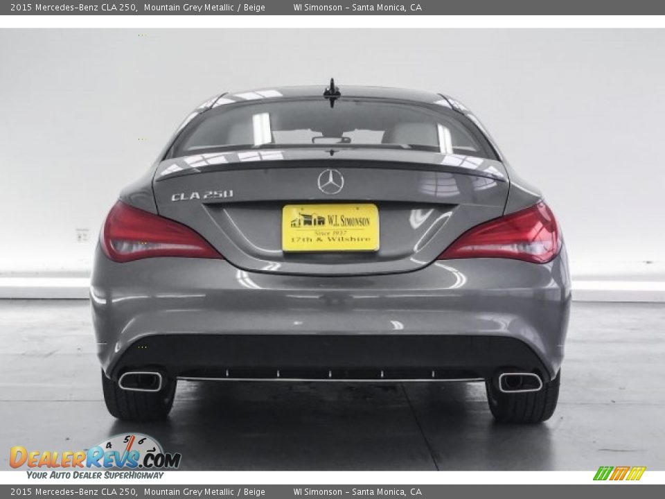 2015 Mercedes-Benz CLA 250 Mountain Grey Metallic / Beige Photo #3