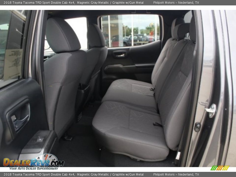 2018 Toyota Tacoma TRD Sport Double Cab 4x4 Magnetic Gray Metallic / Graphite w/Gun Metal Photo #24