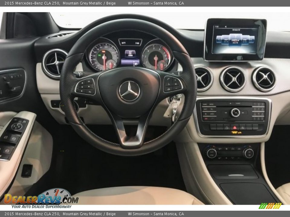 2015 Mercedes-Benz CLA 250 Mountain Grey Metallic / Beige Photo #4