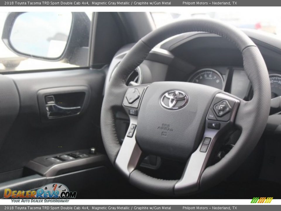 2018 Toyota Tacoma TRD Sport Double Cab 4x4 Magnetic Gray Metallic / Graphite w/Gun Metal Photo #26
