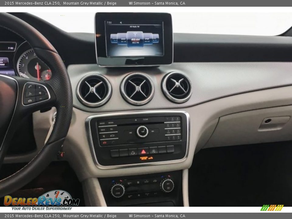 2015 Mercedes-Benz CLA 250 Mountain Grey Metallic / Beige Photo #5