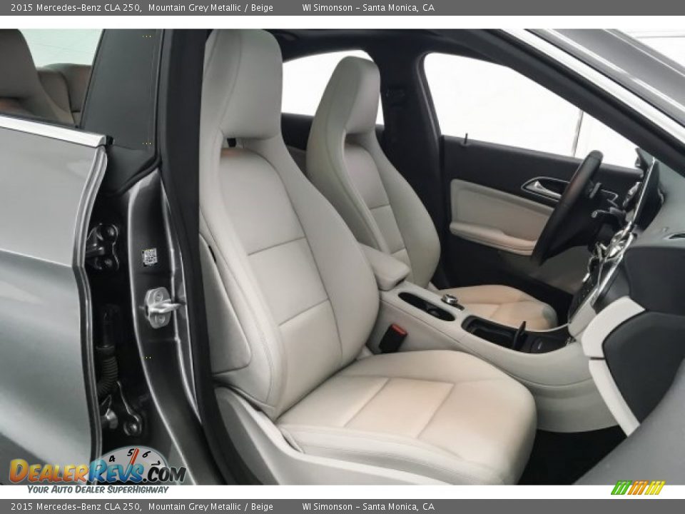 2015 Mercedes-Benz CLA 250 Mountain Grey Metallic / Beige Photo #6