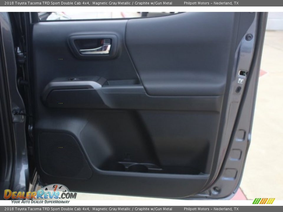2018 Toyota Tacoma TRD Sport Double Cab 4x4 Magnetic Gray Metallic / Graphite w/Gun Metal Photo #28