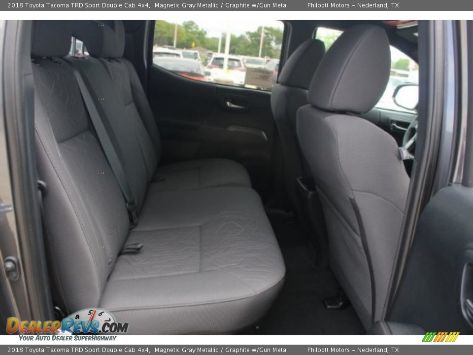 2018 Toyota Tacoma TRD Sport Double Cab 4x4 Magnetic Gray Metallic / Graphite w/Gun Metal Photo #29