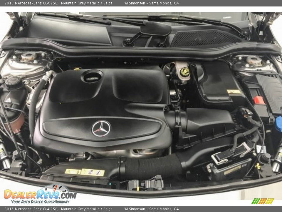 2015 Mercedes-Benz CLA 250 Mountain Grey Metallic / Beige Photo #9
