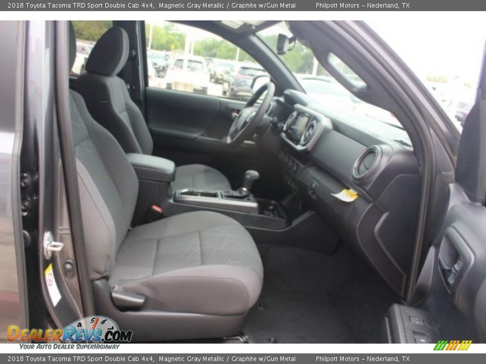 2018 Toyota Tacoma TRD Sport Double Cab 4x4 Magnetic Gray Metallic / Graphite w/Gun Metal Photo #32