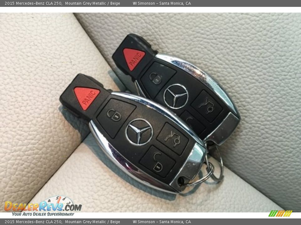 2015 Mercedes-Benz CLA 250 Mountain Grey Metallic / Beige Photo #11