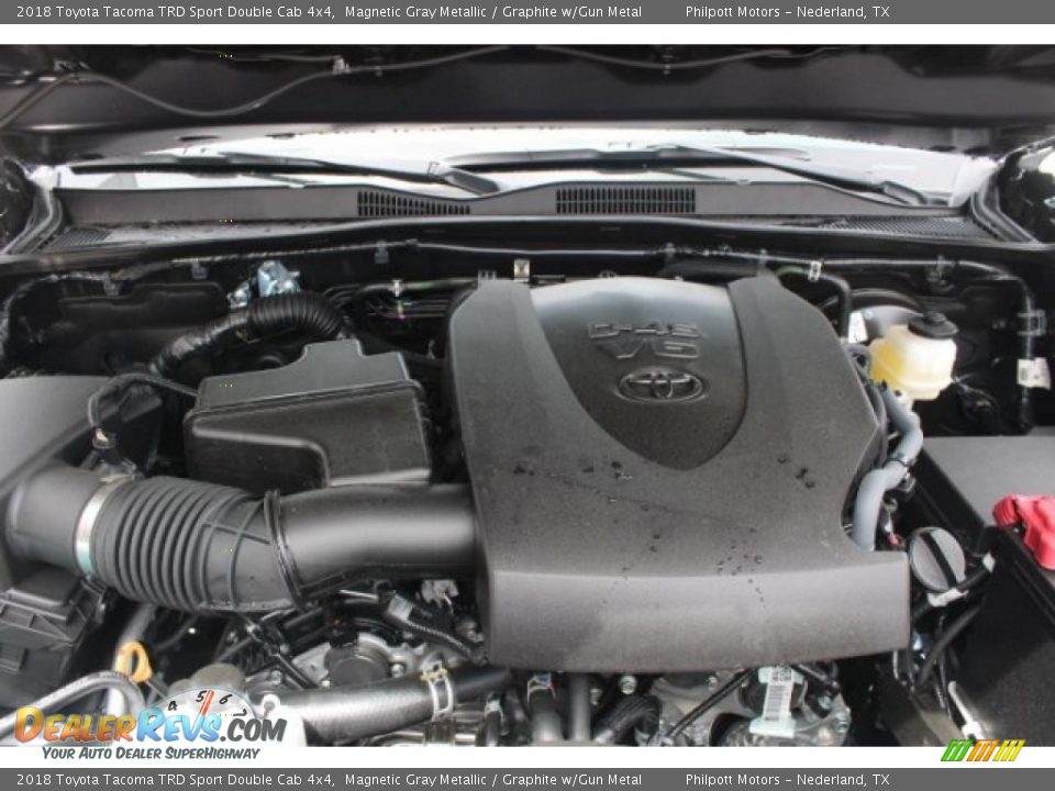 2018 Toyota Tacoma TRD Sport Double Cab 4x4 Magnetic Gray Metallic / Graphite w/Gun Metal Photo #33