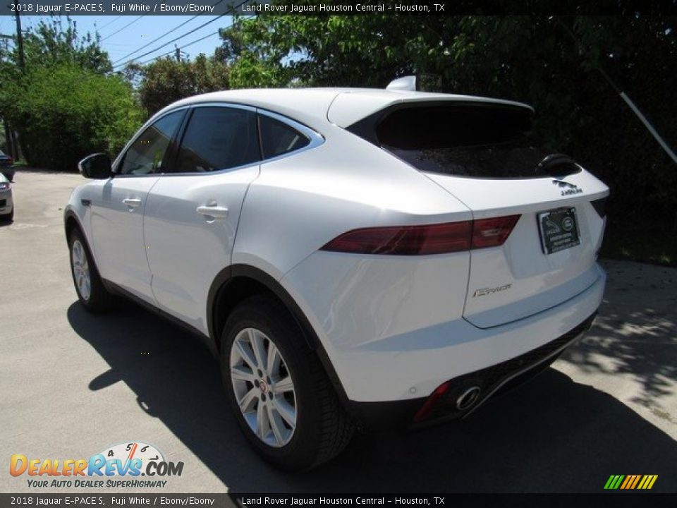 2018 Jaguar E-PACE S Fuji White / Ebony/Ebony Photo #12