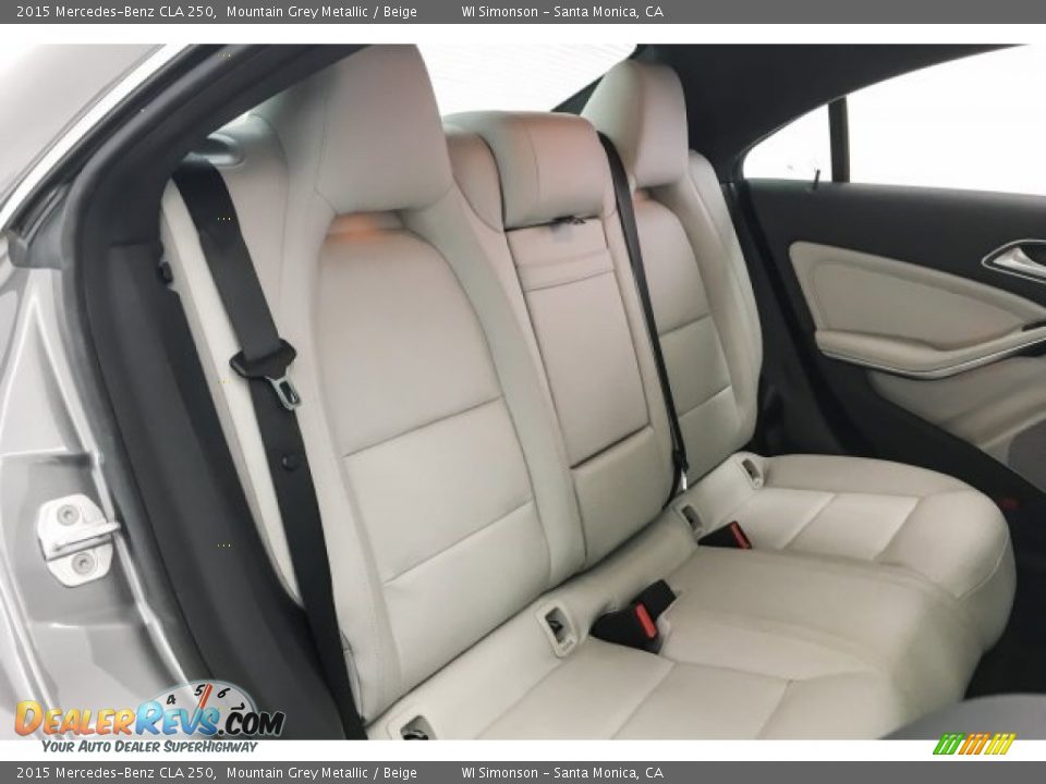 2015 Mercedes-Benz CLA 250 Mountain Grey Metallic / Beige Photo #15