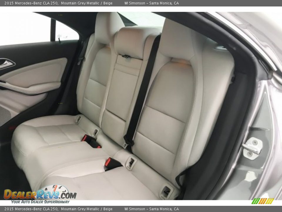 2015 Mercedes-Benz CLA 250 Mountain Grey Metallic / Beige Photo #17