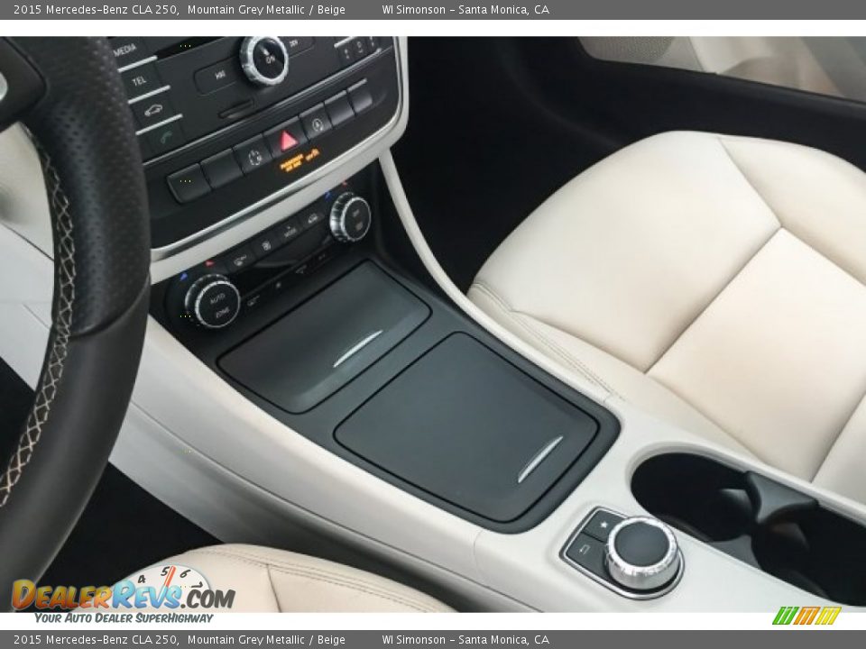 2015 Mercedes-Benz CLA 250 Mountain Grey Metallic / Beige Photo #21
