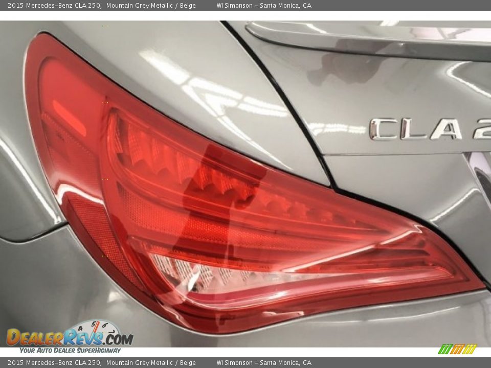 2015 Mercedes-Benz CLA 250 Mountain Grey Metallic / Beige Photo #25