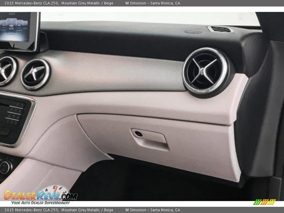 2015 Mercedes-Benz CLA 250 Mountain Grey Metallic / Beige Photo #26