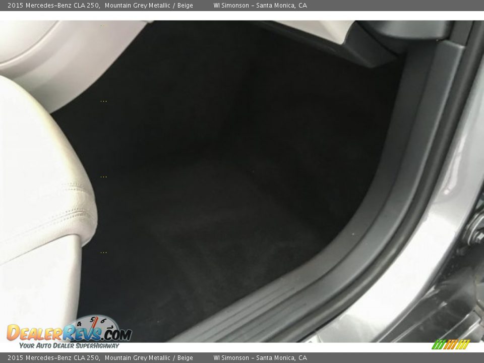 2015 Mercedes-Benz CLA 250 Mountain Grey Metallic / Beige Photo #28