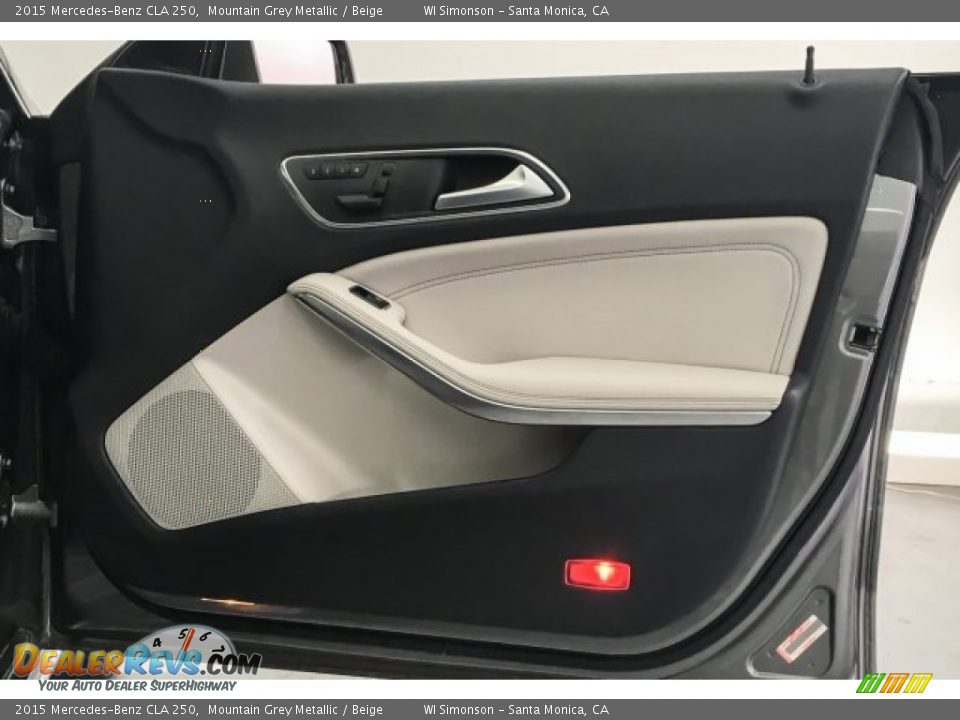 2015 Mercedes-Benz CLA 250 Mountain Grey Metallic / Beige Photo #29
