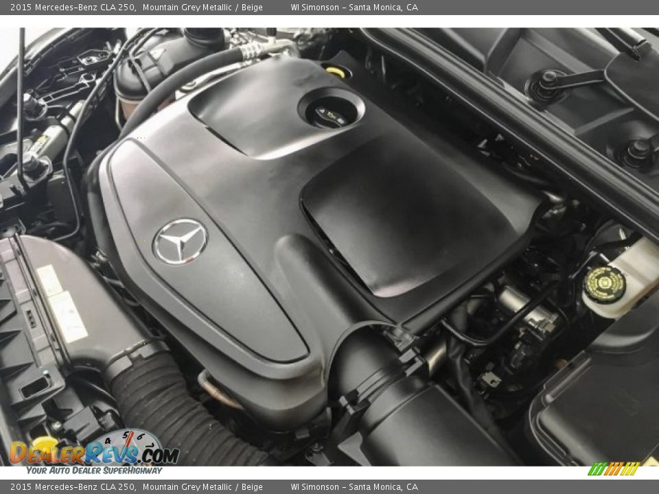 2015 Mercedes-Benz CLA 250 Mountain Grey Metallic / Beige Photo #30