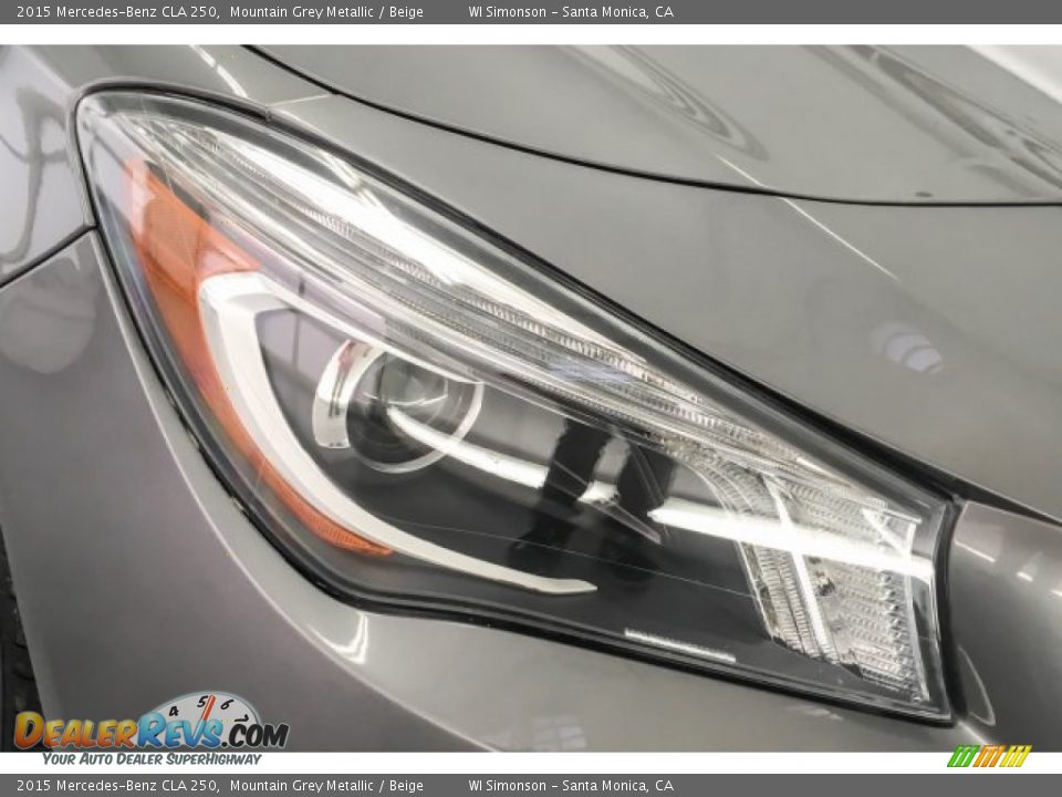2015 Mercedes-Benz CLA 250 Mountain Grey Metallic / Beige Photo #31
