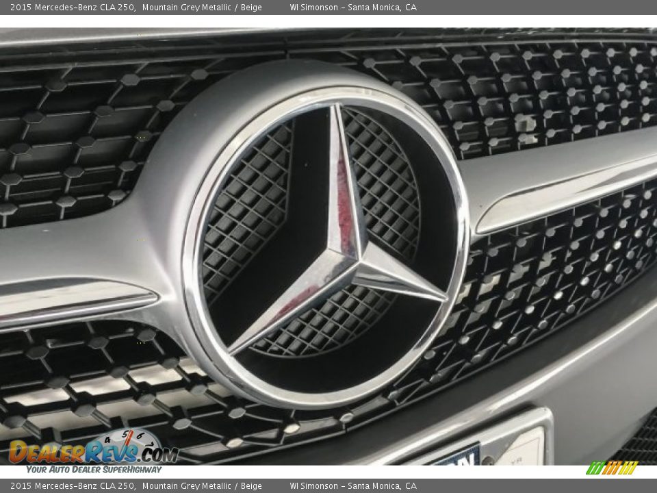 2015 Mercedes-Benz CLA 250 Mountain Grey Metallic / Beige Photo #32